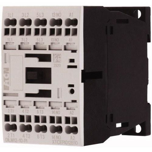 EATON - Contactor de potencia conexión a tornillo 3P+1 NO 12A 5,5kW 400V AC-3 24V DC Push-in