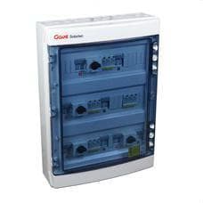 GAVE - CAJA CONEXIÓN 1000VDC 4 MPPT (2 STRING X MPPT) FUS 12A SECCIONADOR 25A + PST-II (8 ENT./8 SAL.) SALIDAS INDIVIDUALES