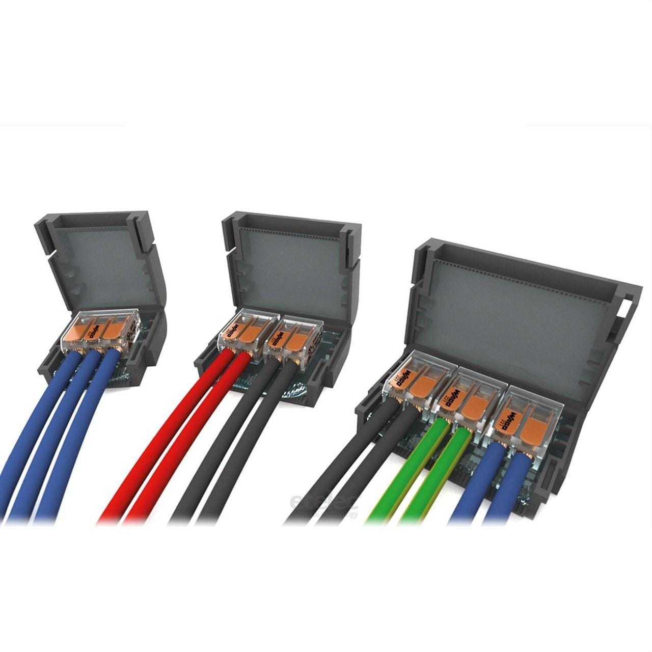 ETELEC - Dispositivo de conexión IPX8 SHELLBOX332 FLAT con aislamiento en gel