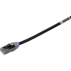 PANDUIT - CAT 6A 28AWG SHIELDED PATCH CORD, CM/LSZH, BLACK,
