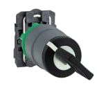 Schneider Electric - Selector XB5 llave 455 2 posiciones fijas 1 NA gris retirada en cualquier posición gris