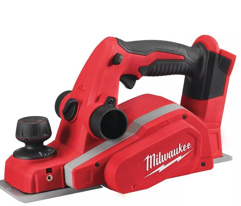 MILWAUKEE - CEPILLO M18¿, 14000RPM, ANCHO DE CORTE 82MM, PROFUNDIDAD MÁXIMA 10,7MM. SE SUMINISTRA CON 2 BATERÍAS M18B4 Y CARGADOR M12-18C, EN KITBOX