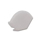 JISO - Tapa lateral sin orificio para perfil 7150 de 2 metros color aluminio