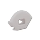 JISO - Tapa lateral con orificio para perfil 7150 de 2 metros color aluminio