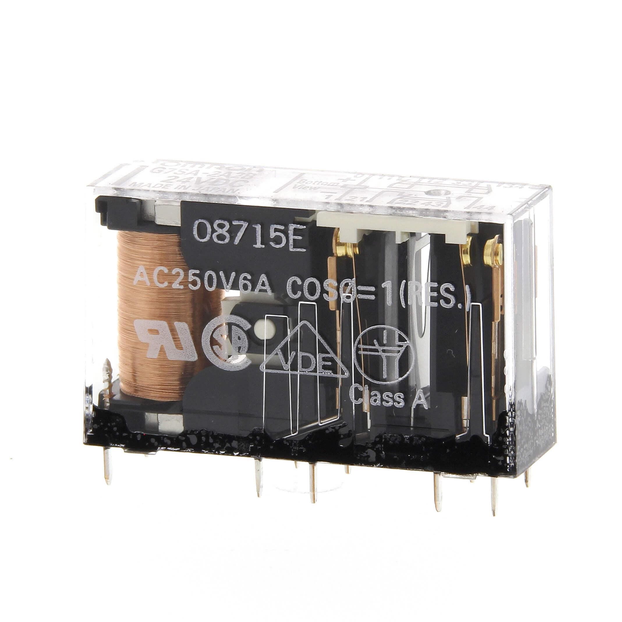 OMRON - G7SA-5A1B 24VDC  RELÉ SEG.5PST-NA 1PST-NC 6P 6A 24V CC