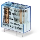 FINDER - Mini-relé para circuito impreso/enchufable-reticulado 3,5mm SERIE 40, 1 contacto conmutado, 10A, AgNi, 24V AC (emb.10u)