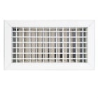 AIRZONE - Rejilla triple horizontal vertical clip 250x100mm blanco