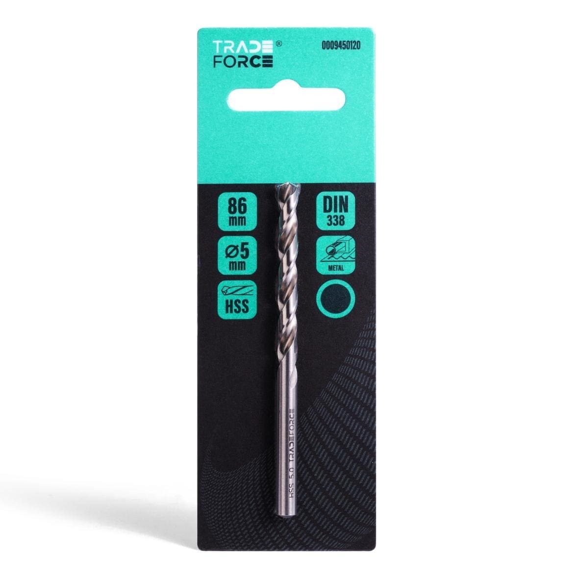 TRADEFORCE - BROCA PARA METAL HSS DE ACERO M2 DIAMETRO 5 MM