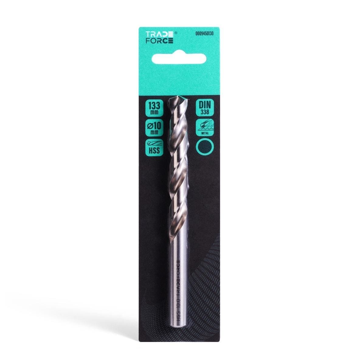 TRADEFORCE - BROCA PARA METAL HSS DE ACERO M2 DIAMETRO 10 MM