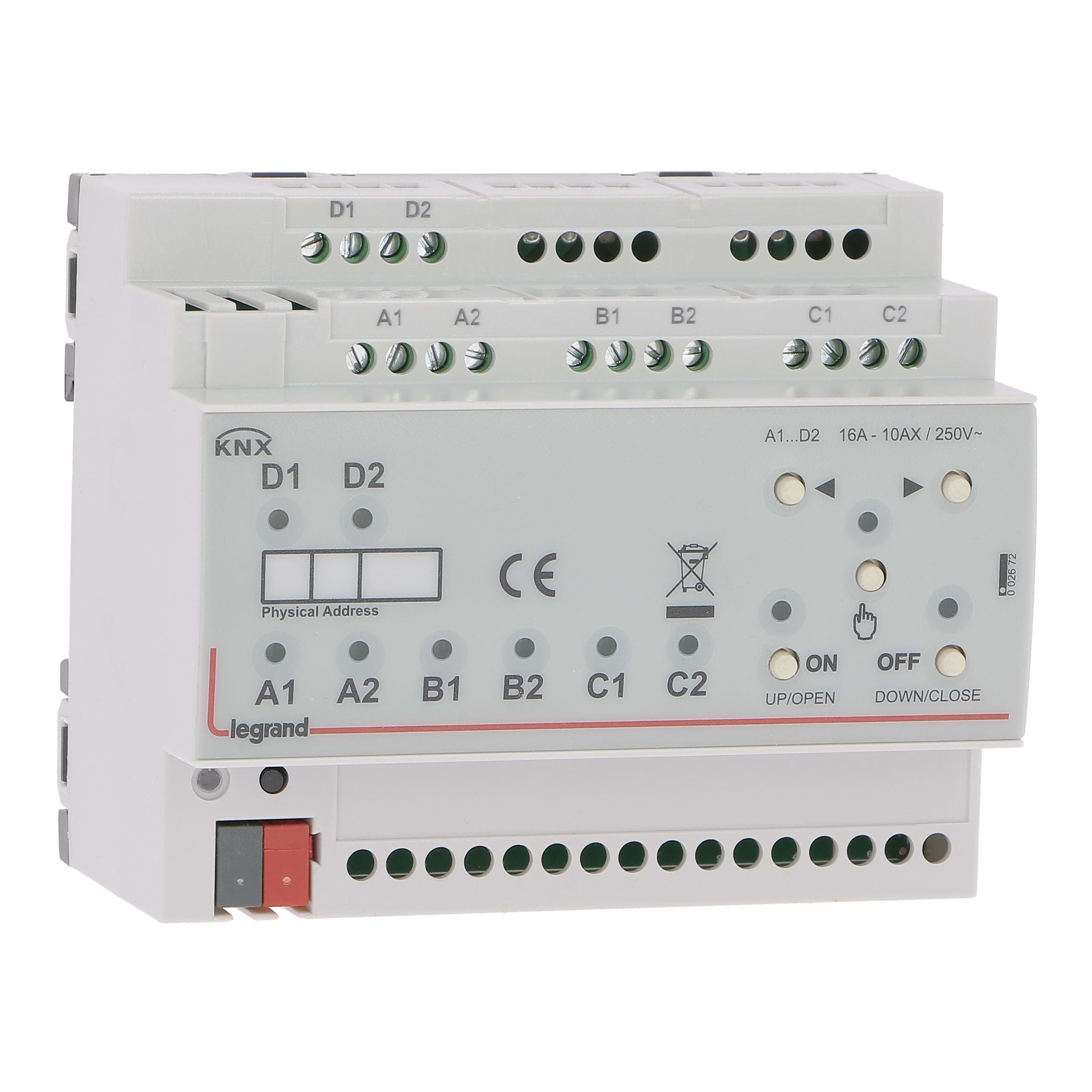 LEGRAND - Controlador KNX multiaplicaciones DIN 8 salidas