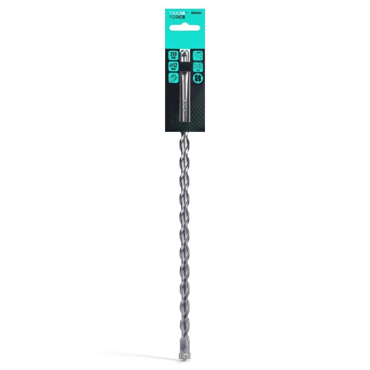 TRADEFORCE - BROCA SDS+ PUNTA 4 FILOS 12X310MM