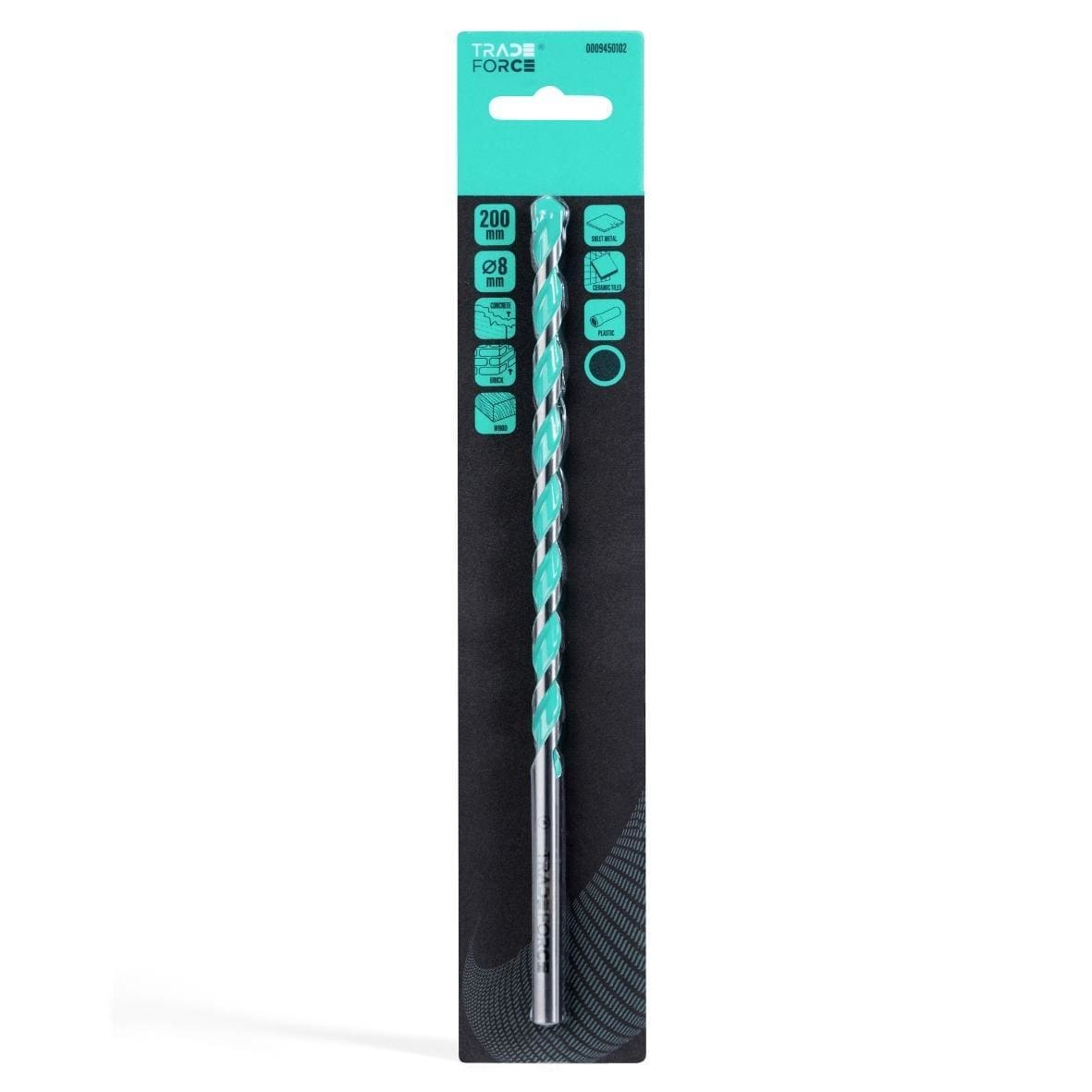 TRADEFORCE - BROCA MULTIMATERIAL CILINDRICA 8X200MM