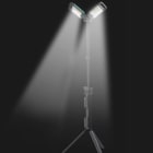 TRADEFORCE - TRIPODE 5000LM PORTATIL,PLEGA,2 FOCOS,BATERIA/220V