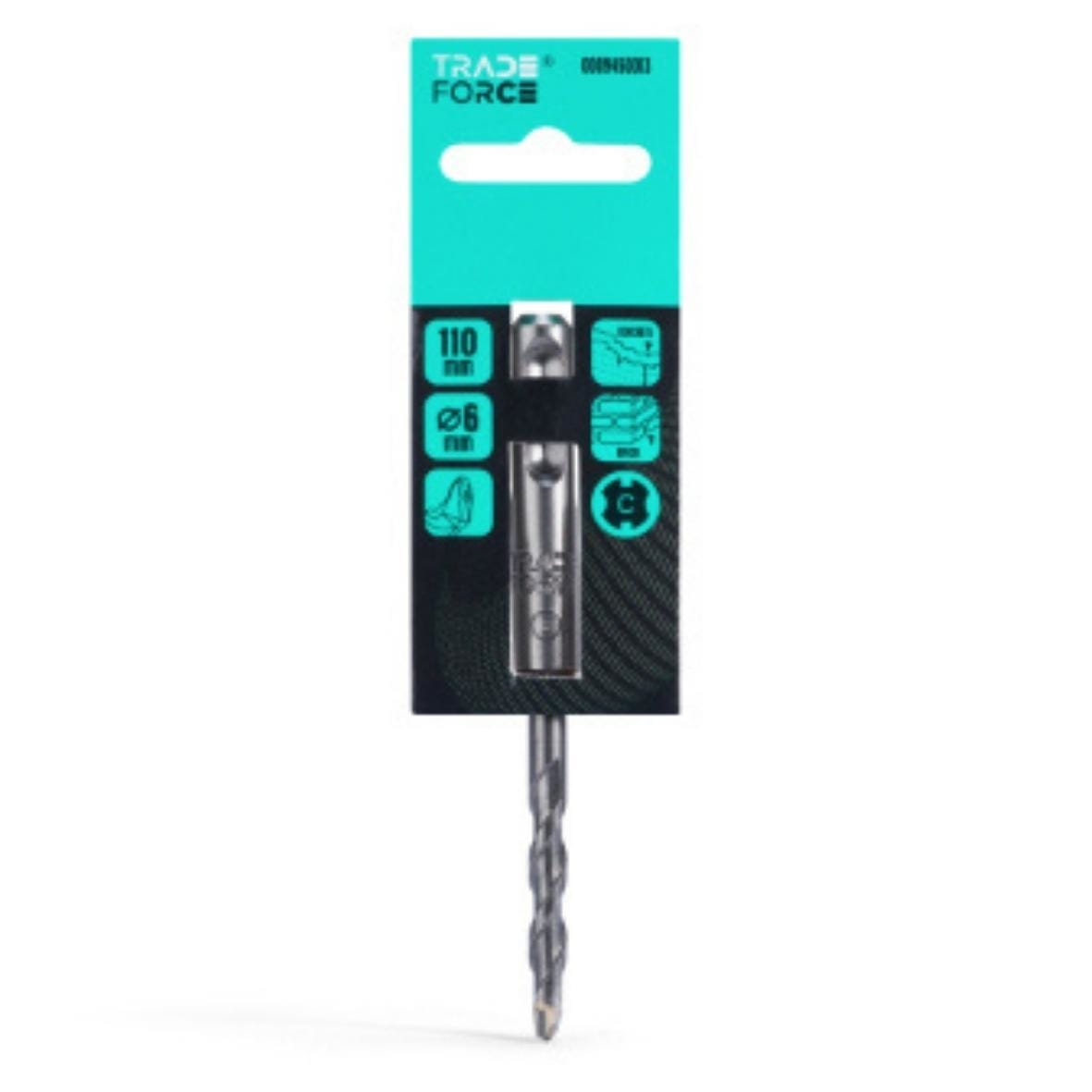 TRADEFORCE - BROCA SDS+ PUNTA 2 FILOS 6X110MM LARGO