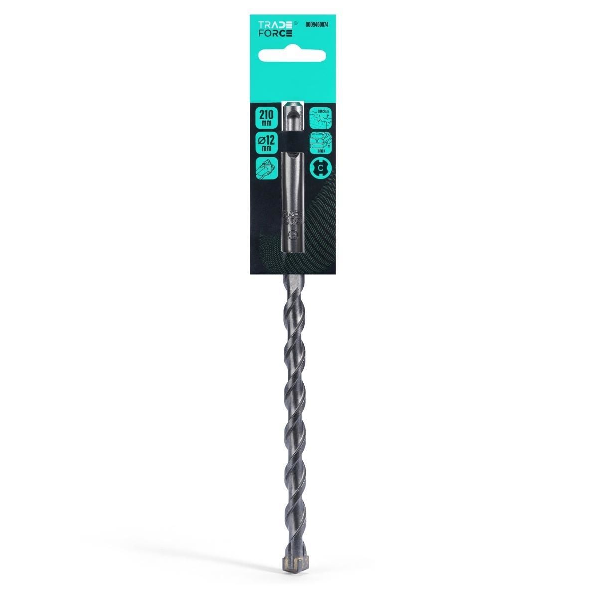 TRADEFORCE - BROCA SDS+ PUNTA 4 FILOS 12X210MM