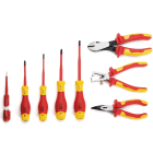 TRADEFORCE - Kit herramientas aisladas VDE de 8 piezas