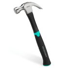 TRADEFORCE - Martillo de carpintero 450g con mango de fibra