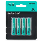 TRADEFORCE - Pack 4 pilas alcalinas LR06 AA 1,5
