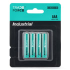 TRADEFORCE - Pack 4 pilas alcalinas LR03 AAA 1,5V