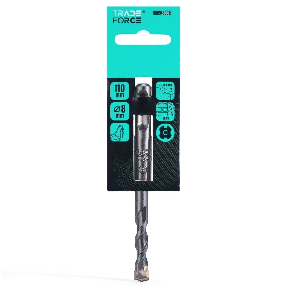 TRADEFORCE - BROCA SDS+ PUNTA 2 FILOS 8X110MM