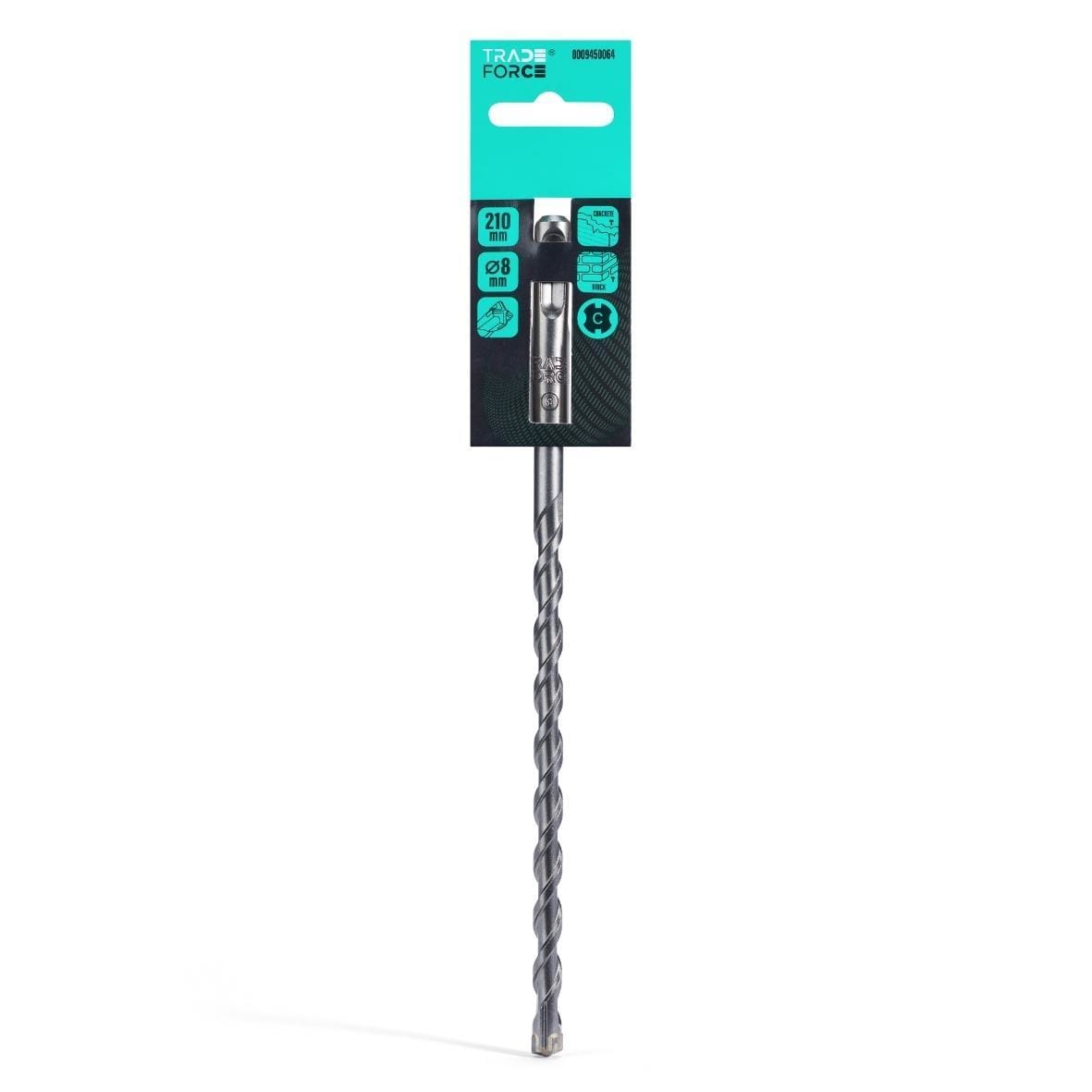 TRADEFORCE - BROCA SDS+ PUNTA 4 FILOS 8X210MM