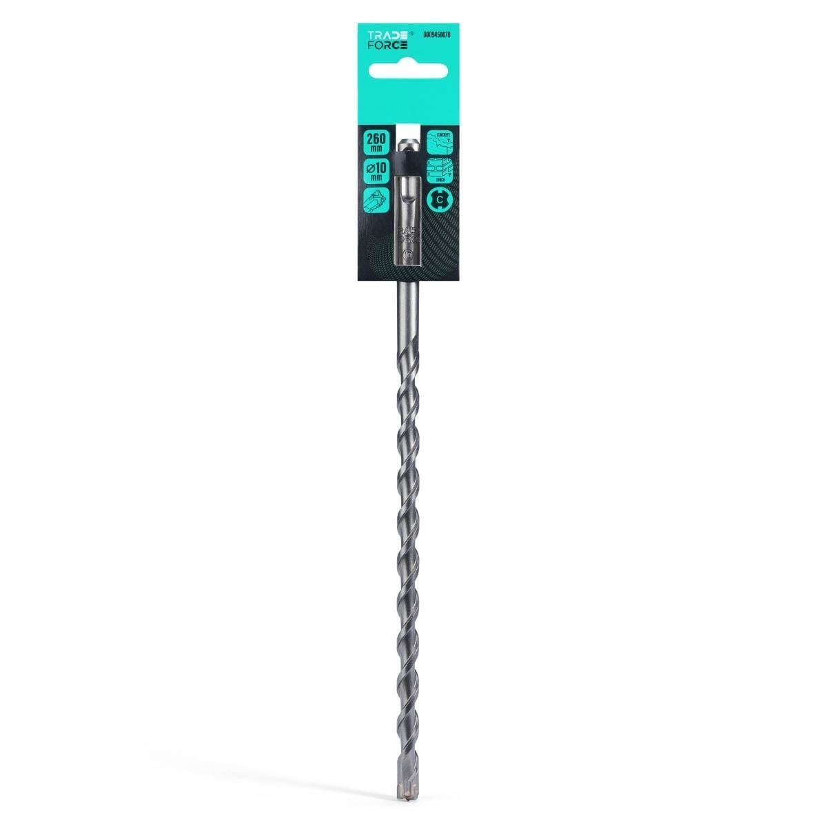 TRADEFORCE - BROCA SDS+ PUNTA 4 FILOS 10X260MM