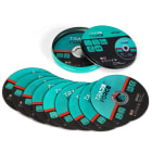 TRADEFORCE - KIT 10 DISCOS DE CORTE PARA METAL 125X1
