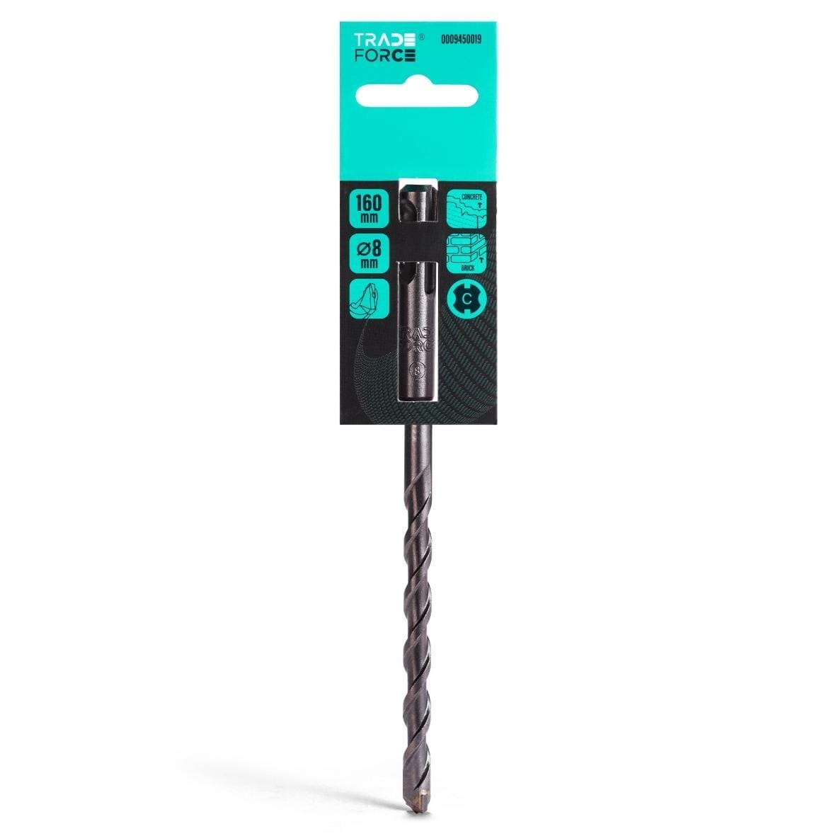 TRADEFORCE - BROCA SDS+ PUNTA 2 FILOS 8X160MM