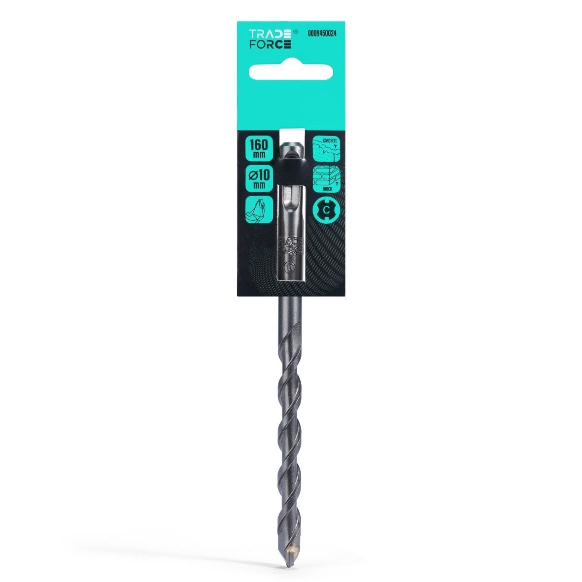 TRADEFORCE - BROCA SDS+PUNTA 2 FILOS 10X160MM