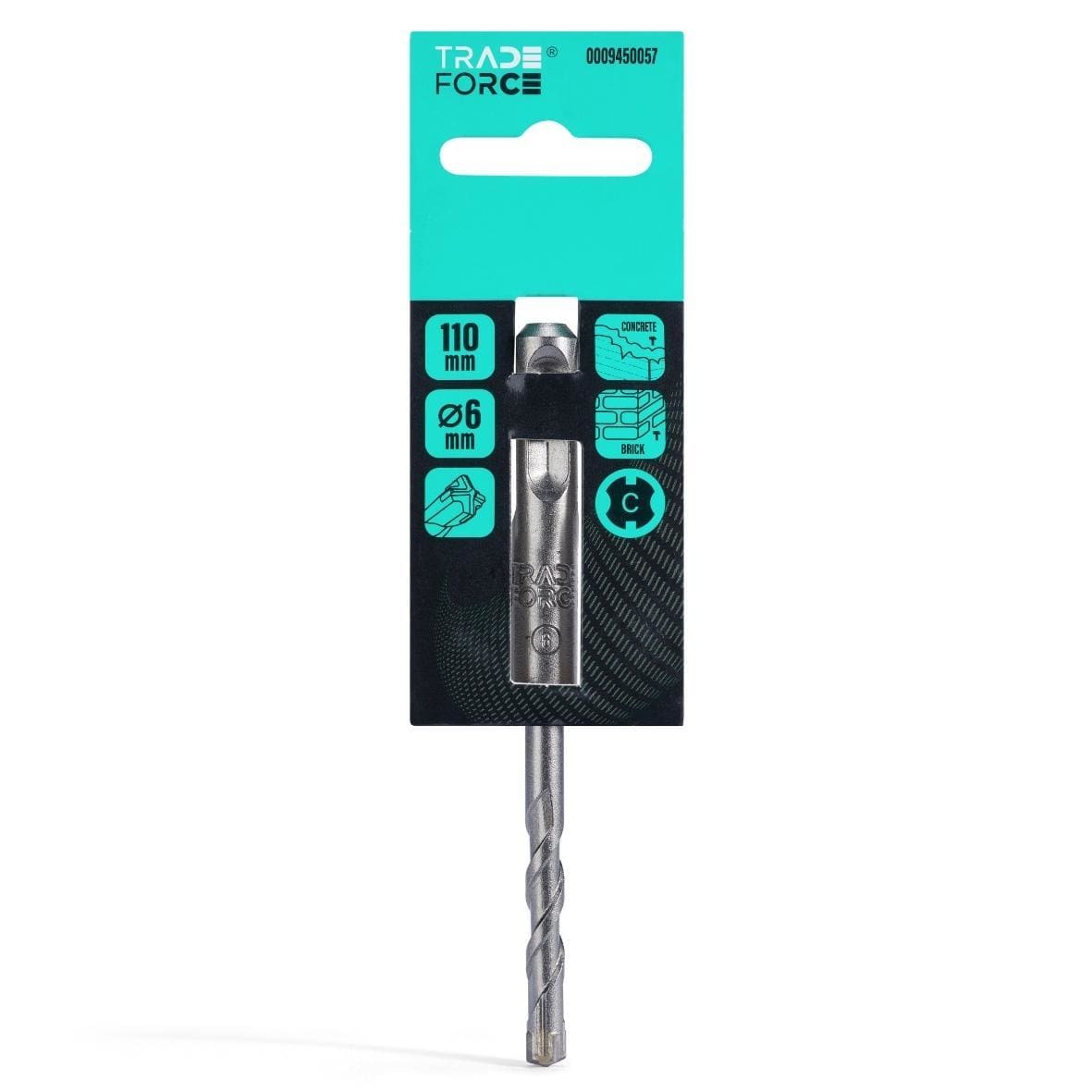 TRADEFORCE - BROCA SDS+ PUNTA 4 FILOS 6X110MM