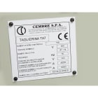 CEMBRE - Placa cuadro MG-VRT-RH 48811GY 50x100mm gris
