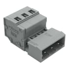 WAGO - Conector M Serie 231 conexión CAGE CLAMP 5mm 3P gris