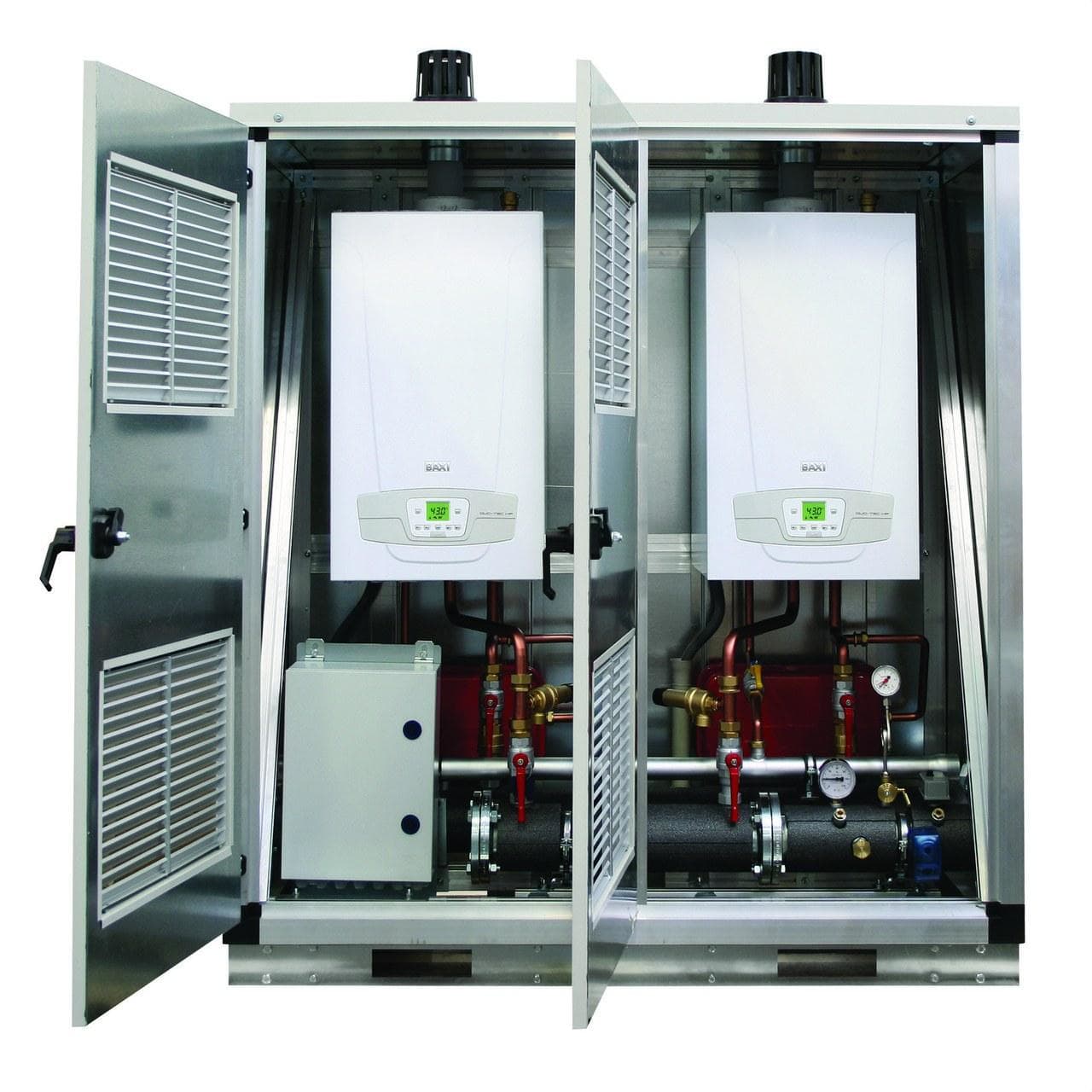 BAXI - Grupo modular GMB PLUS 2MB-150 28,1-140,5Kw derecha botella 18m³/h