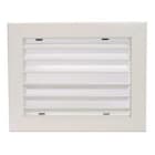 AIRZONE - Rejilla retorno clip con regulación 600x150mm blanco