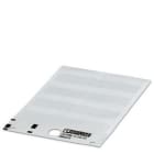 PHOENIX CONTACT - Etiqueta de marcador de cables US-WML 6 (13X13) en blanco y sin rotular