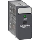 Schneider Electric - Relé interfaz enchufable - HARMONY rxg - 2 c/o estándar - 220 v ca - 5 a - con led