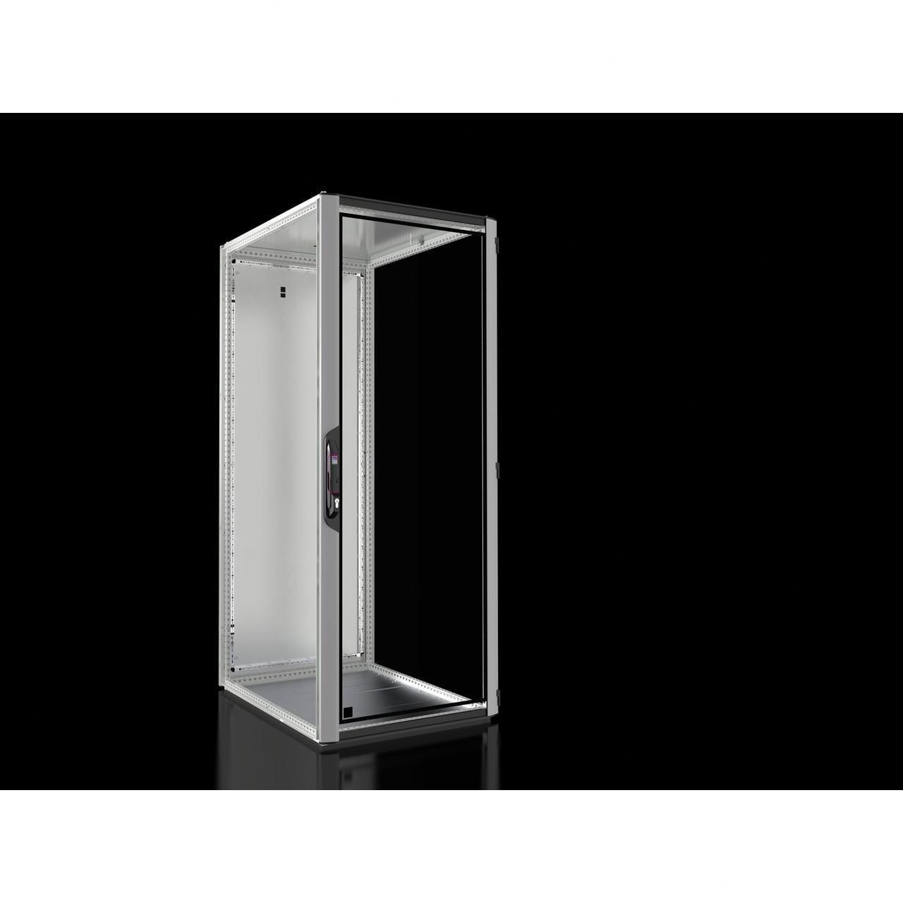 RITTAL - Rack VX/IT vacío puerta transparente IP55 800x2000x1000mm RAL 7035 para redes / servidores