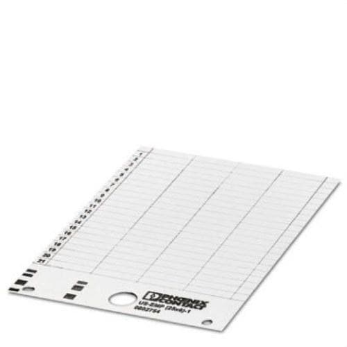 PHOENIX CONTACT - Rótulo para encajar tarjeta US-EMP (25X6)-1 en blanco