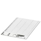 PHOENIX CONTACT - Rótulo para encajar tarjeta US-EMP (25X6)-1 en blanco
