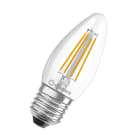 LEDVANCE - Lámpara LED Classic B 40 Filament P 4W 827 Clear E27