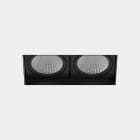 LEDS-C4 - Downlight MULTIDIR TRIMLESS BIG DOUBLE 16W negro IN IP20 / OUT IP54