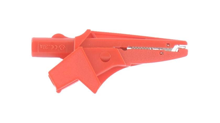 METREL - Clip de cocodrilo A 1064 rojo