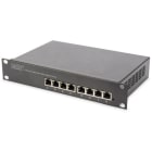 DIGITUS - CONMUTADOR GIGABIT ETHERNET 8 PUERTOS, 10 PULGADAS, UNMANAGED