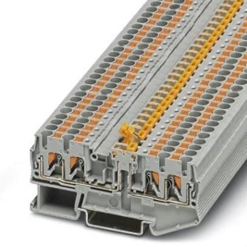 PHOENIX CONTACT - Borne conexión Push-in 20A 400V 79,6X5,2mm gris