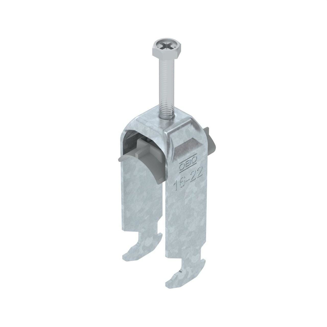 OBO BETTERMANN - Abrazadera sobre perfil 2056 doble 16-22mm, St, FT