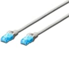 DIGITUS - CAT 5E U-UTP PATCH CORD, PVC AWG 26/7, LENGTH 15 M, COLOR GREY ·