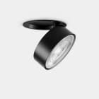 LEDS-C4 - Downlight Kiva empotrado diámetro 95mm 14 blanco cálido 3000K CRI 90 22.7° ON-OFF negro IN IP20 / OUT IP23 1320lm