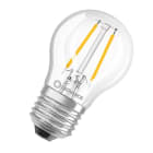 LEDVANCE - Lámpara LED Classic P 40 Filament DIM P 4.8W 827 Clear E27