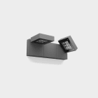 LEDS-C4 - Aplique IP66 Modis Double 430mm LED 18.3W blanco neutro 4000K ON-OFF negro 2378lm