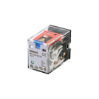 OMRON - Relé enchufable 14 contactos 4PDT 3 A indicadores mecánicos y LED pulsador de prueba bloqueable 24V CC